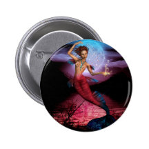 Luna mágica de la sirena pins