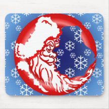 Luna Nevado Mousepad de Santa Alfombrilla De Ratones