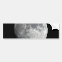 Luna Pegatina De Parachoque
