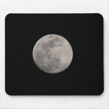 Luna sobre el lago País de Gales Tapetes De Ratón