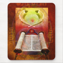 Luna Torah Alfombrillas De Raton