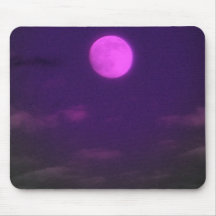 Luna violeta alfombrillas de ratones