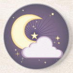 Luna y estrellas posavasos manualidades