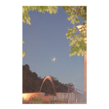 Luna y Júpiter inmóviles Papelería