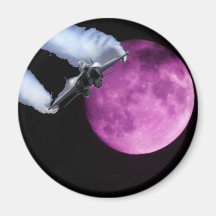 Lunar Mosca-por Imán Para Frigorífico