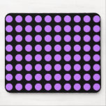 Lunar púrpura y negro Mousepad Tapetes De Ratón