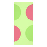 lunar, rosa y verde diseños de tarjetas publicitarias
