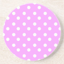 Lunar rosado y blanco posavasos