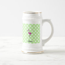 Lunares conocidos personalizados del verde del fla tazas de café