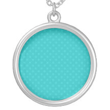 Lunares de la turquesa collares personalizados