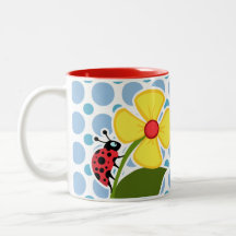 Lunares de los azules cielos; Mariquita Tazas