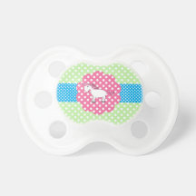Lunares de lujo del caballo chupetes para bebes