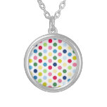 Lunares del arco iris collares