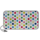 Lunares del arco iris mini altavoces
