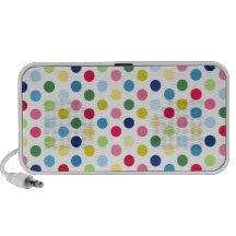 Lunares del arco iris mini altavoces