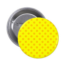 Lunares grandes - amarillo de la mandarina en amar pin