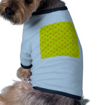 Lunares grandes - amarillo de la mandarina en amar camiseta de mascota