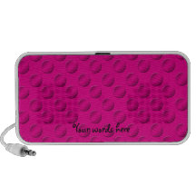 Lunares magentas en fondo magenta mp3 altavoces