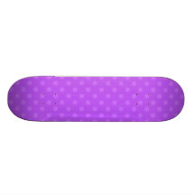 Lunares purpúreos claros tabla de skate