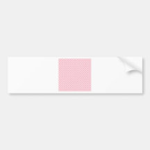 Lunares - rosa del clavel en pálido - rosa etiqueta de parachoque