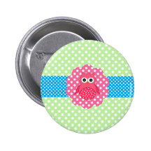Lunares rosados del búho pins