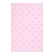 Lunares rosados inmóviles papelería de diseño