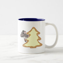 Luther y la galleta gigante del navidad taza de café