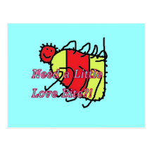 Luv muerde la postal