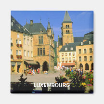 LUXEMBURGO IMÁN DE FRIGORIFICO