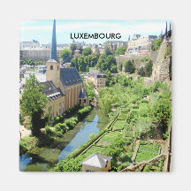 LUXEMBURGO IMÁN PARA FRIGORIFICO