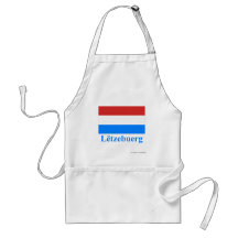 Luxemburgo señala por medio de una bandera con nom delantales