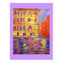 luz colorida de Venecia Postales