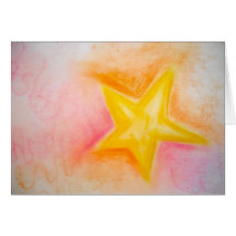 Luz de la estrella tarjeta