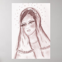 Luz de las estrellas Maria en arándano Impresiones