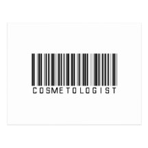 LUZ DEL COSMETOLOGIST DE LA BARRA TARJETAS POSTALES