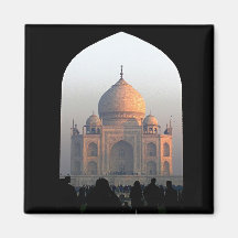 Luz del Taj Mahal de la foto de la arquitectura de Imanes Para Frigoríficos