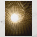 Luz en el extremo de un túnel flyer personalizado