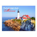 Luz principal de Portland, cabo Elizabeth, Maine,  Postal