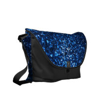 Luz tenue del negro azul bolsas de mensajería