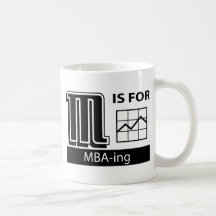 M está para MBA-ing Taza De Café