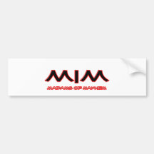 M|M PEGATINA DE PARACHOQUE