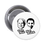 MAC DEL VOTO NO NEGRO PINS