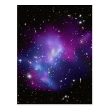 MAC J0717 del racimo de la galaxia Tarjeta Postal