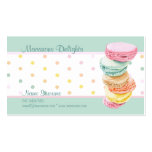 Macarons puntea la tarjeta de visita