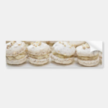 Macarrones blancos pegatina de parachoque