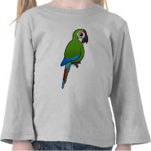 Macaw militar camisetas