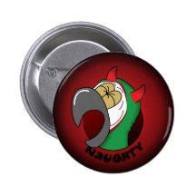 Macaw severo travieso y Niza Pin