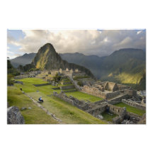 Machu Picchu, ruinas antiguas, mundo de la UNESCO Foto