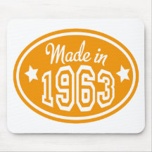made in 1963 mauspad