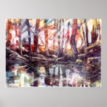 Madera del arco iris de PMACarlson Posters